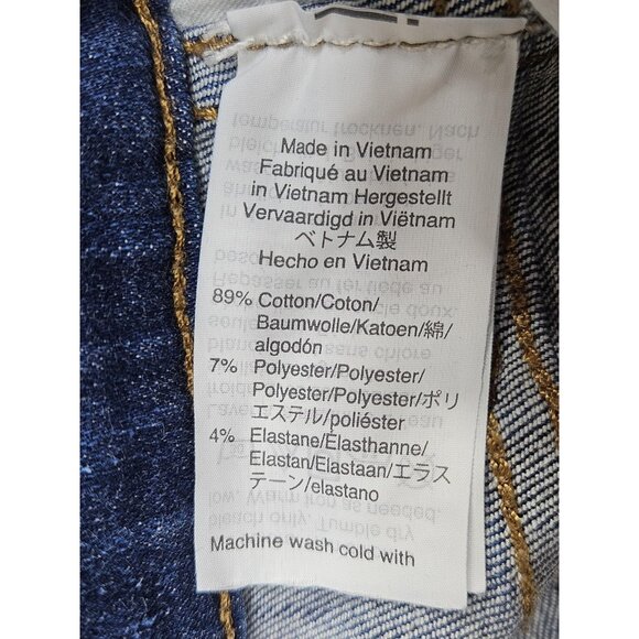 Madewell Jeans Womens 27 Blue High-Rise Skinny Raw Hem Stretch Denim - Picture 8 of 14